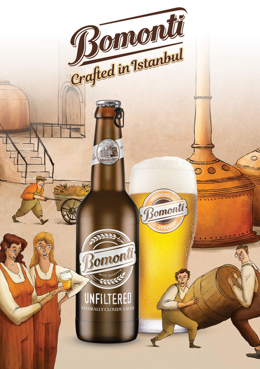 Bomonti Unfiltered beer