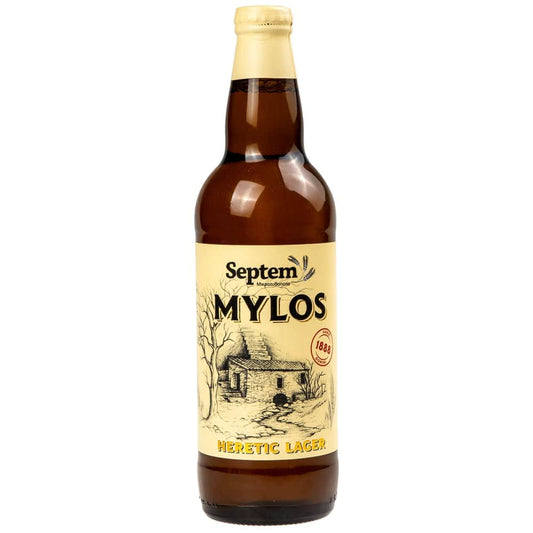 Septem Mylos Lager bottle