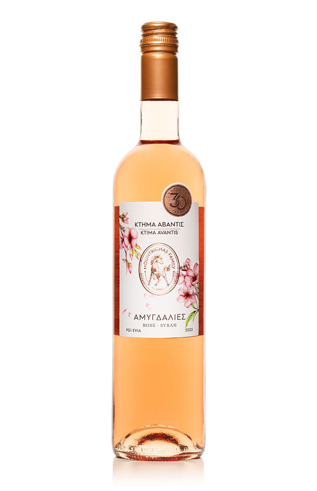 Avantis rosé of Syrah bottle